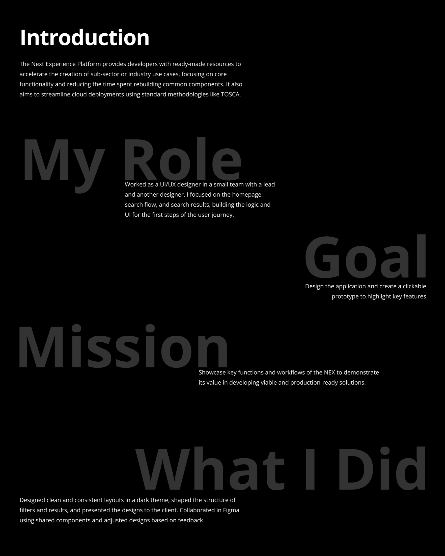 Introduction, Role, Goal, Mission